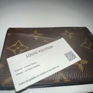 Louis Vuitton Brown Monogram Card Holder
